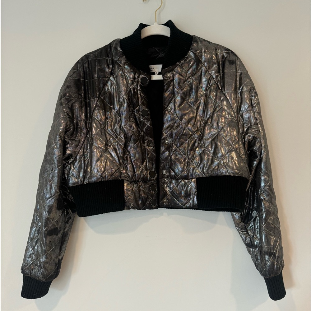 By The Way Casual Bomber Jacket